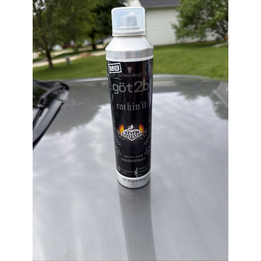 Schwarzkopf Got2b Rockin It 4 Ever Stylestay Hairspray 9.2 oz & 1.7 oz Travel